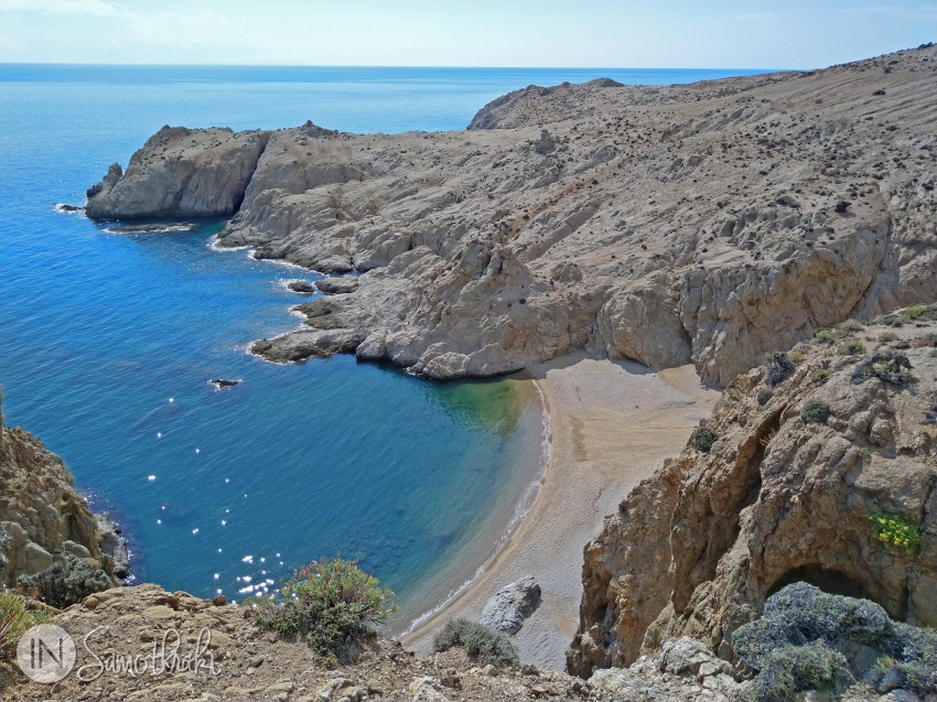 Plaja izolata din Samothraki