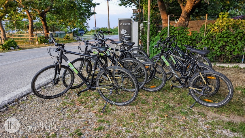 Biciclete de închiriat la Taverna O Psaras