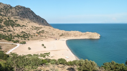 Pachia Ammos, cea mai cunoscută plajă din Samothraki