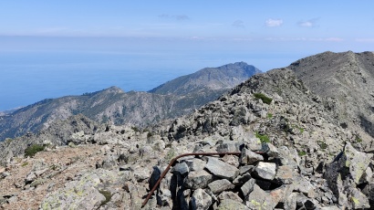 Traseul spre V&acirc;rful Fengari din Samothraki